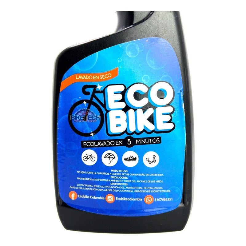 Lavado En Seco Ecobike Para Bicicleta Moto Cascos Zapatillas
