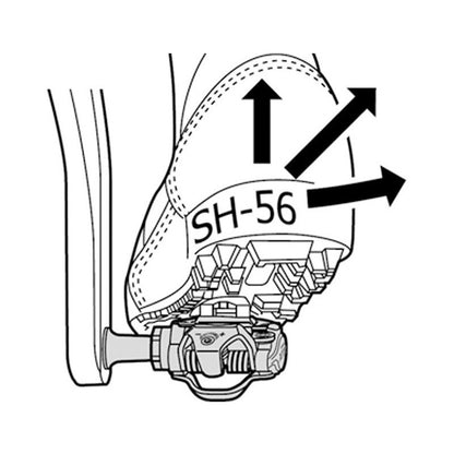 Calzado Shimano Sm-sh56 Con Pedal Click'r De Fácil Desconexión