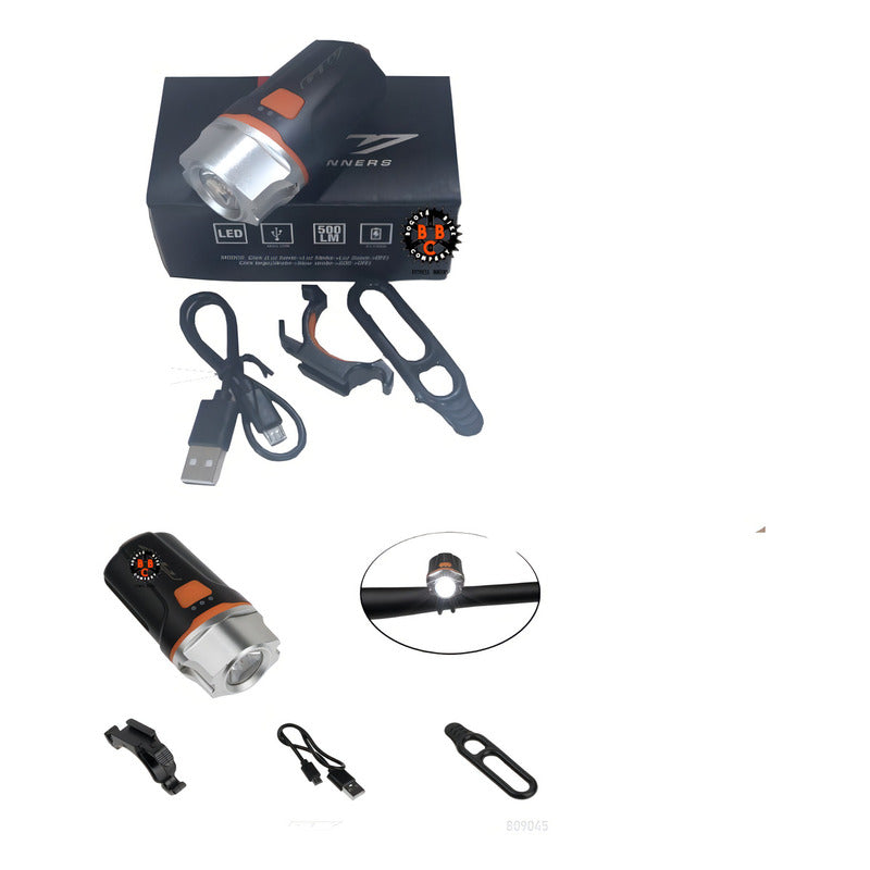 Luz Linterna Delantera Gw Bc11 500 Lumens Mtb Ruta
