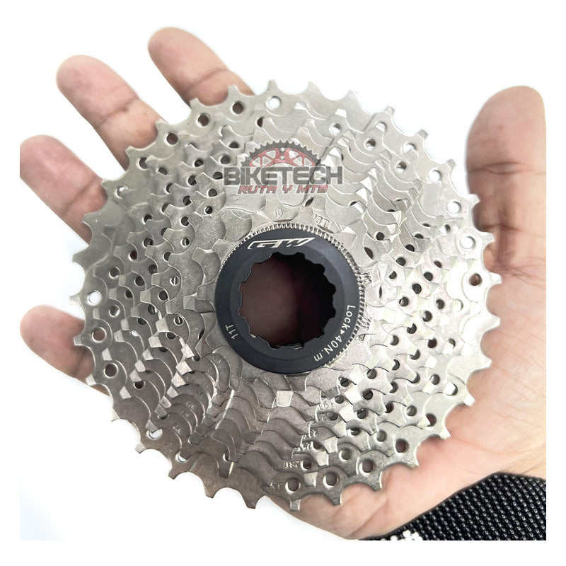 Kit 10v Cadena Shimano Hg54 + Pacha Gw 11-32 Cassette Ruta Gris 11 32