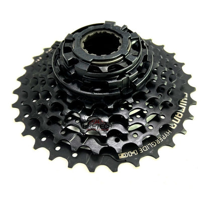 Pacha Cassette 8 Vel Shimano Hg31 11-32  Piñones Claris Ruta 11 32 Negro