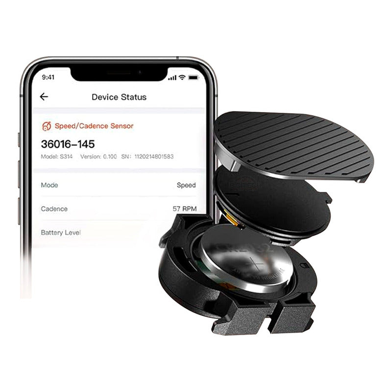 Ciclocomputador Magene C206 Pro Gratis Banda Sensor Soporte Negro