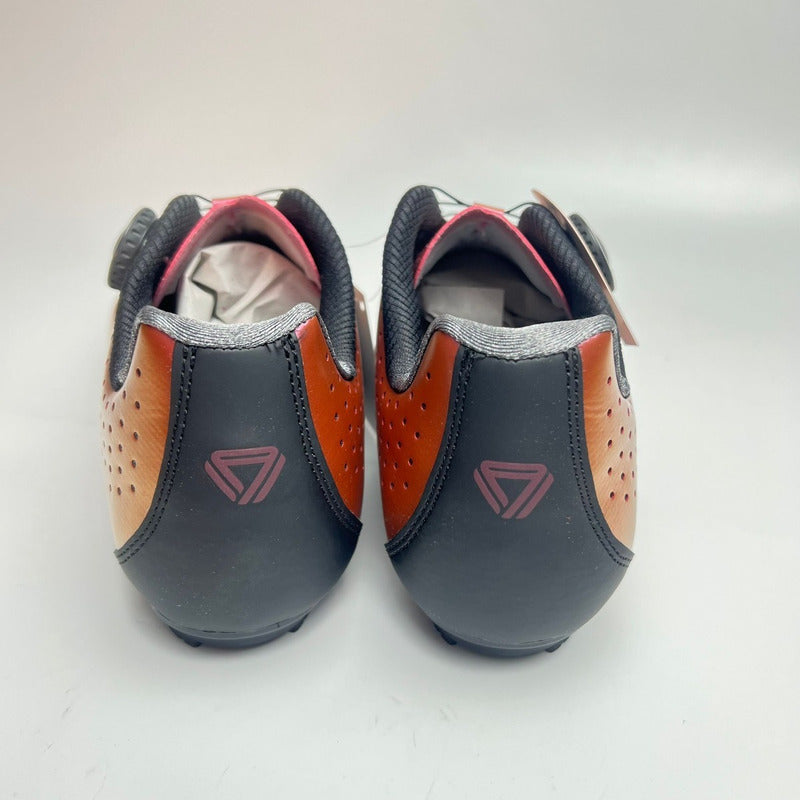 Zapatillas Ciclismo Gw Bicicleta De Ruta Doble Boa Burgundy