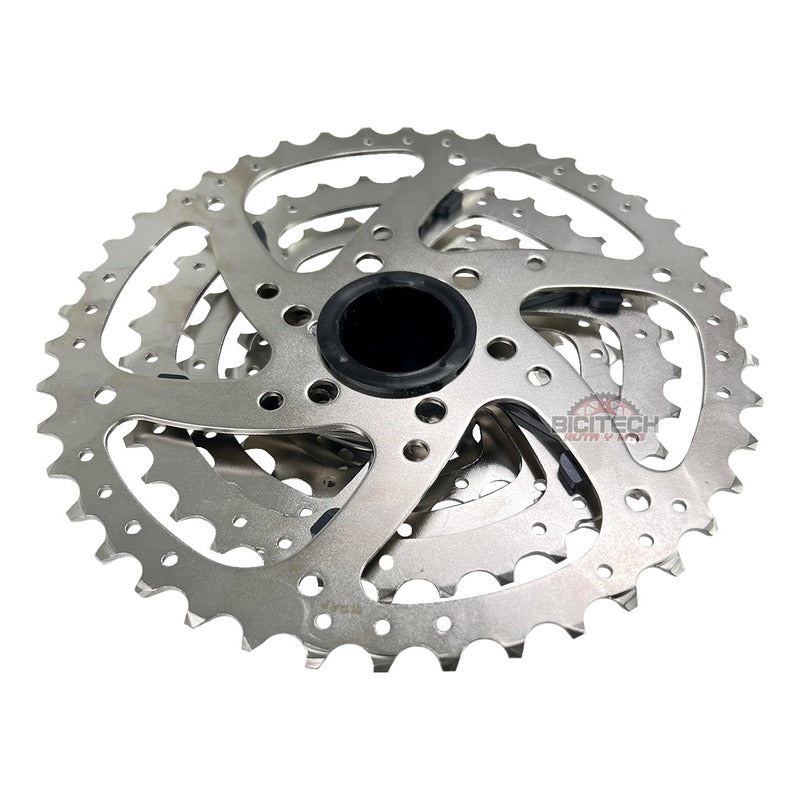 Pacha 8 Velocidades Sunrace M680. 11-42 Mtb+ Cadena Kmc Z8 - Plateado - 11 - 42