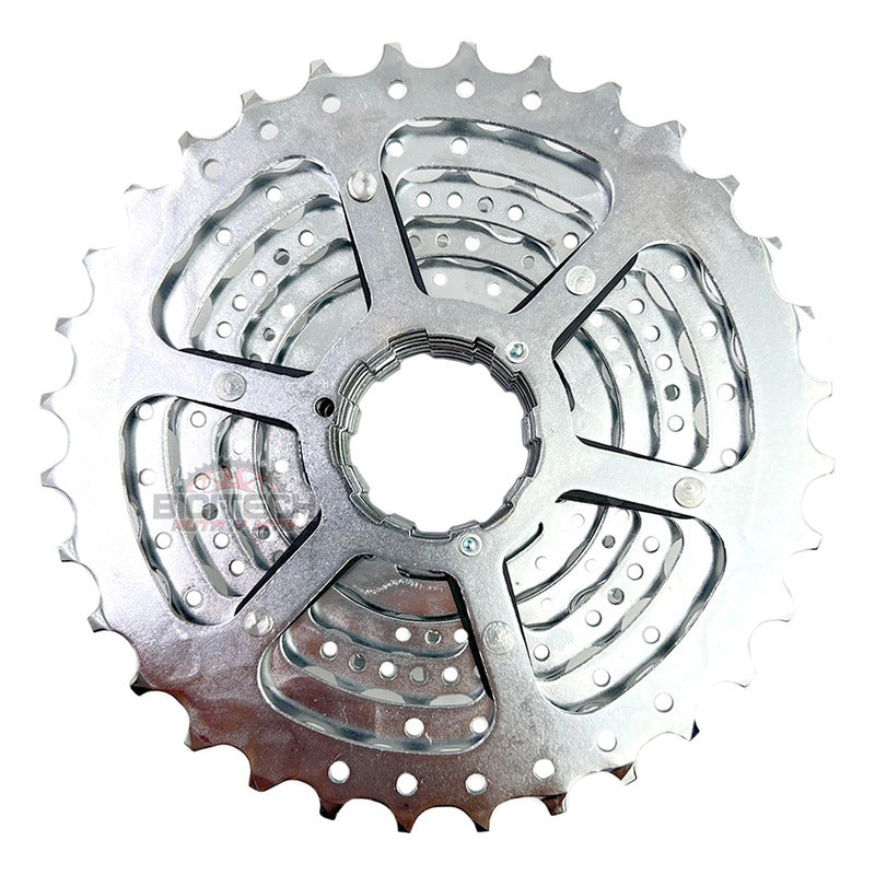 Pacha De 8 Velocidades Shimano 11-32 Casette 8v Ruta Plateado