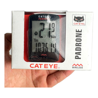 Velocímetro Bicicleta Inalambrico Cateye Padrone Ruta Mtb   Negro