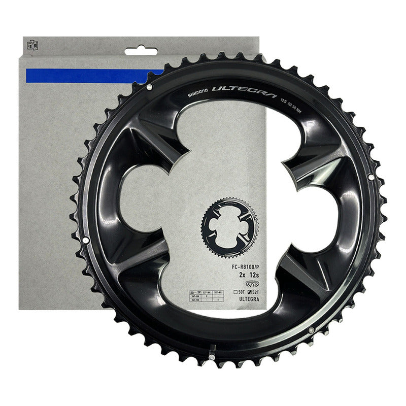 Plato Coronilla Bicicleta De Ruta Shimano Ultegra R8100 52t Biplato 2x12