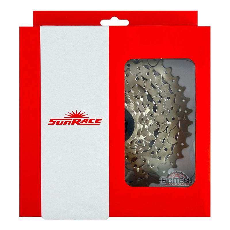 Pacha De 8 Velocidades Sunrace 11-40 Casette M680 8v Mtb Color Plateado