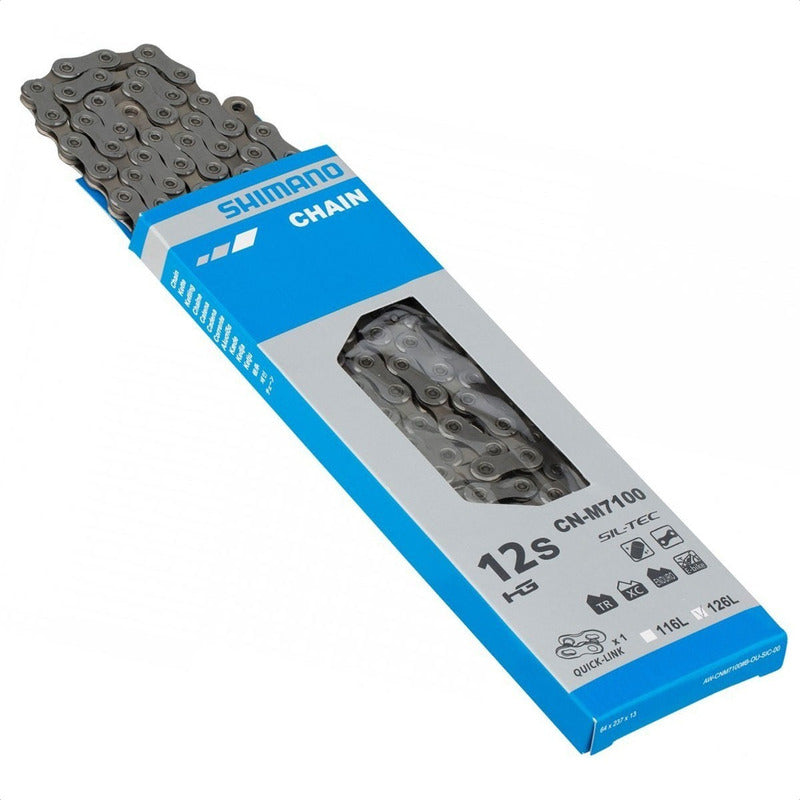 Cadena Shimano Slx 12 Velocidades M7100 126 Eslabones