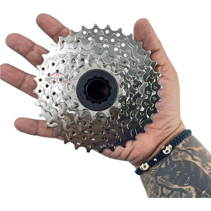 Pacha De 9 Vel. Sunrace M96 Cassette Ruta Compatible Shimano