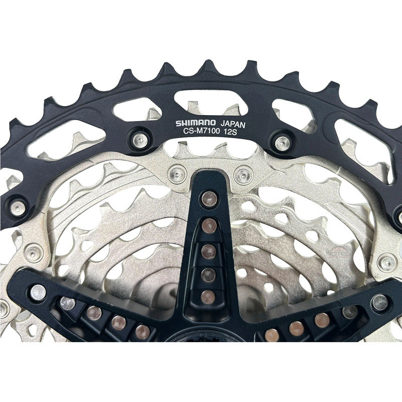 Cassette Pacha Shimano Slx M7100 12 Vel 10-51 Plateado