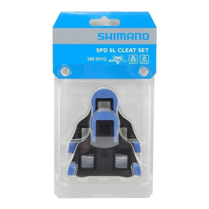 Placas De Ruta Shimano Sm-sh12 Azul 2