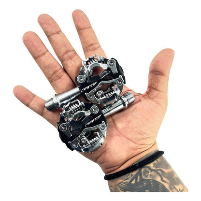 Pedales Mtb Gw Zp 108s Aluminio 9/16 Plateado