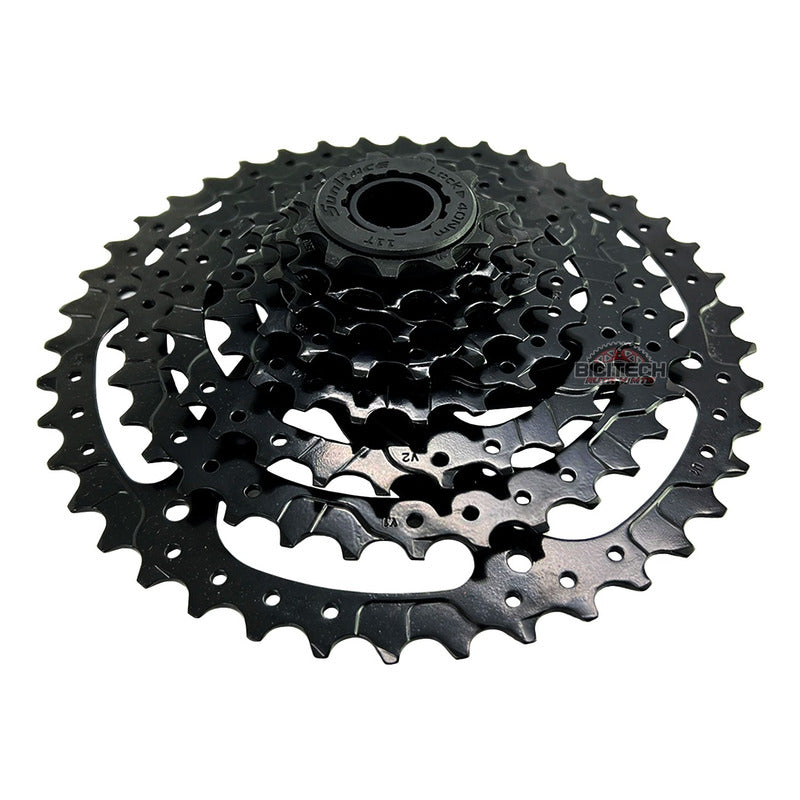 Pacha 8 Velocidades Sunrace M680. 11-42 + Cadena Kmc X8 Mtb Negro