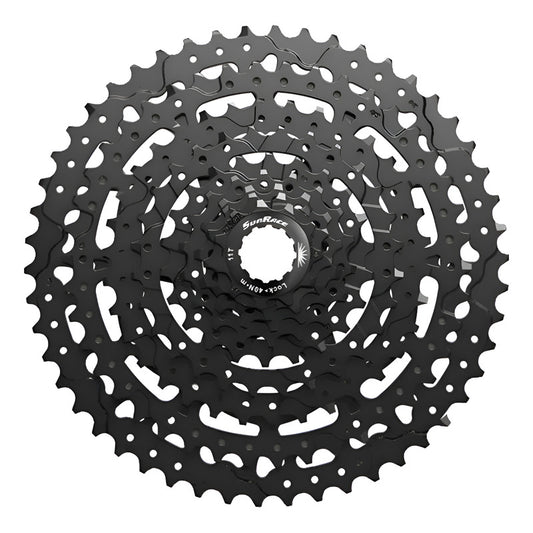 Pacha Cassette 9 Velocidades Sunrace M983. 11-50 Mtb - Negro - 11 - 50