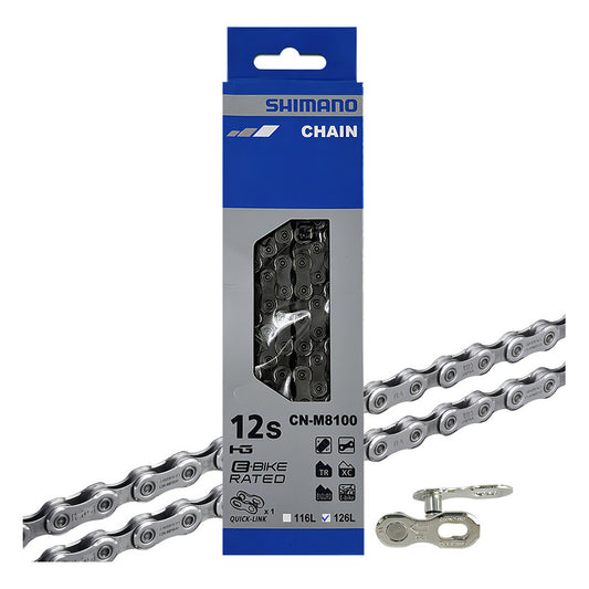 Cadena Shimano Xt 12 V Cn-m8100 126 Con Eslabón Rápido