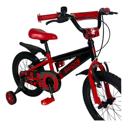Bicicleta Gw Shadow 16 Niño Niña Ruedas Auxiliares Infantil