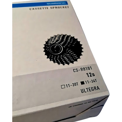 Cassette Pacha Shimano Ruta Ultegra R8100 12 Vel 11-34 - Gris - 11 - 34 Plateado