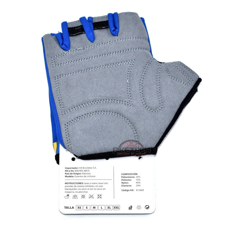 Guantes Bicicleta Gw Cortos Mtb Y Ruta Talla M