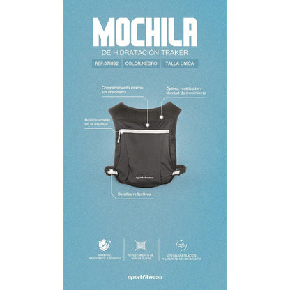 Chaleco Mochila De Hidratacion Running Trail Traker Sportfit