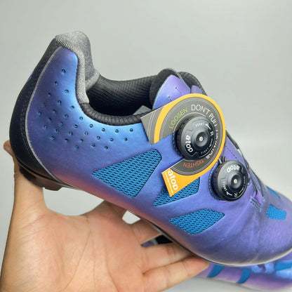 Zapatillas Ciclismo Gw Bicicleta De Ruta Doble Boa Dark Blue