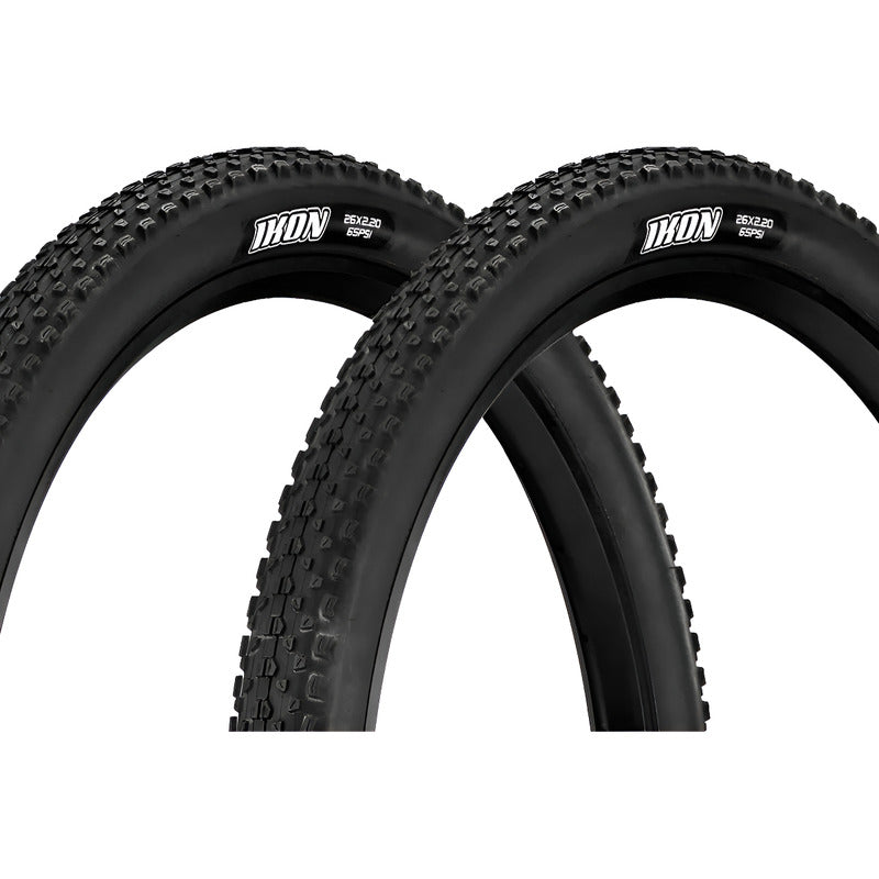 2 Llantas Maxxis Ikon 26*2.20 65tpi Mtb X2 Negro
