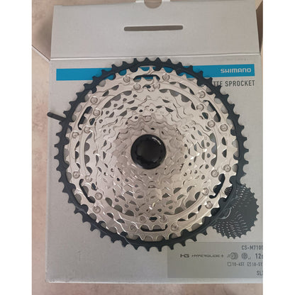 Pacha Shimano Slx M7100 12 Velocidades 10-51 Cassete Mtb 12v Cantidad Máxima De Dientes 51 Cantidad Mínima De Dientes 10 Color Plateado