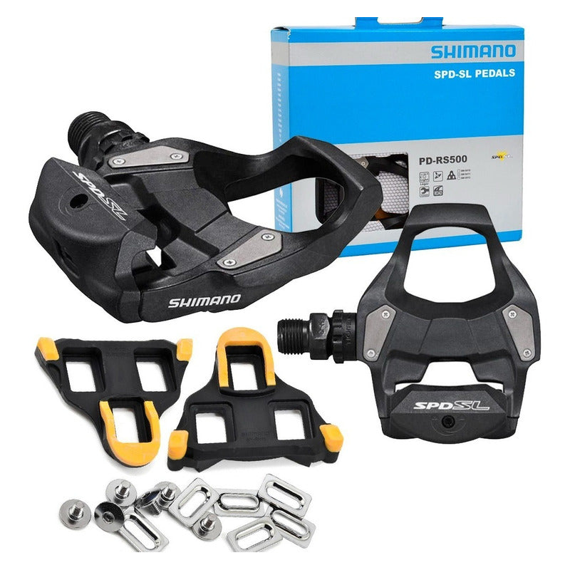 Pedales Shimano Ruta Rs500 Pedales Bicicleta Negro