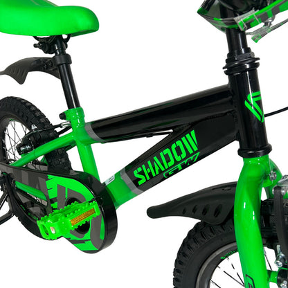 Bicicleta Gw Shadow 16 Niño Niña Ruedas Auxiliares Infantil