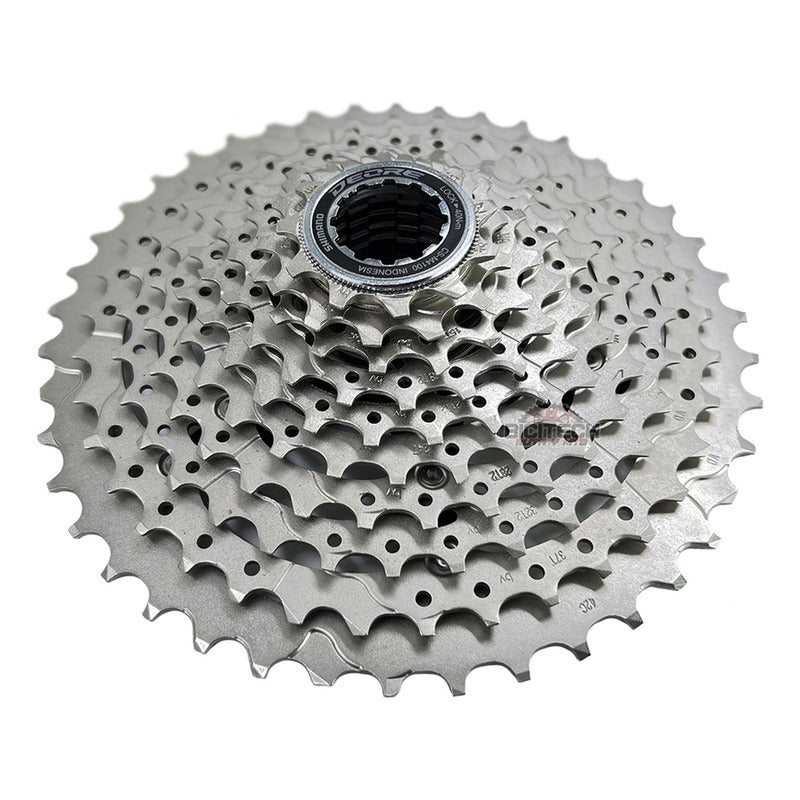 Pacha Cassette Shimano Deore M4100 10 Velocidades 11-42 Mtb - Plateado - 11 - 42