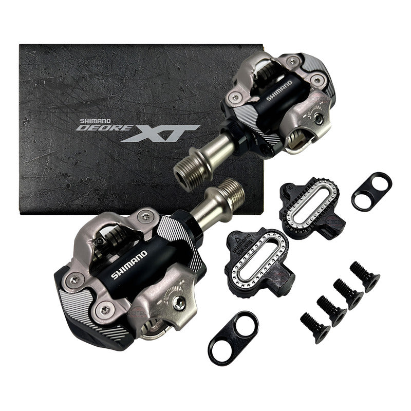 Pedales Para Bicicleta Mtb Shimano Deore Xt M8100 Spd Negro