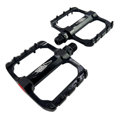 Pedales Bmx Enlee Mod 506 Aluminio Flat Negro