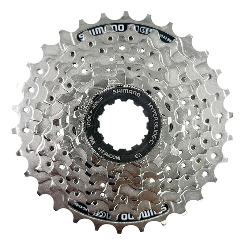 Pacha 8 Vel. Shimano Hg41 11-30 + Cadena Gw S51 Ruta Mtb Plateado 11 30