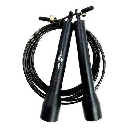 Lazo Cuerda Salto Velocidad Sportfitness Crossfit 3 Metros Negro