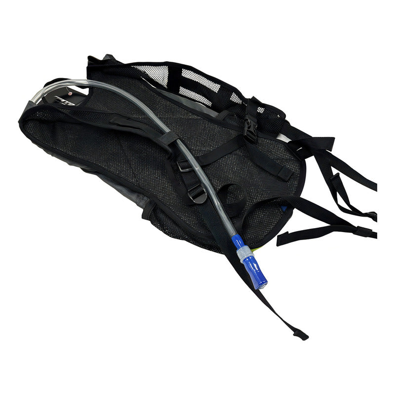 Bolso Morral Ciclismo Gw Hidratación Negro Verde 2 Litros Todoterreno
