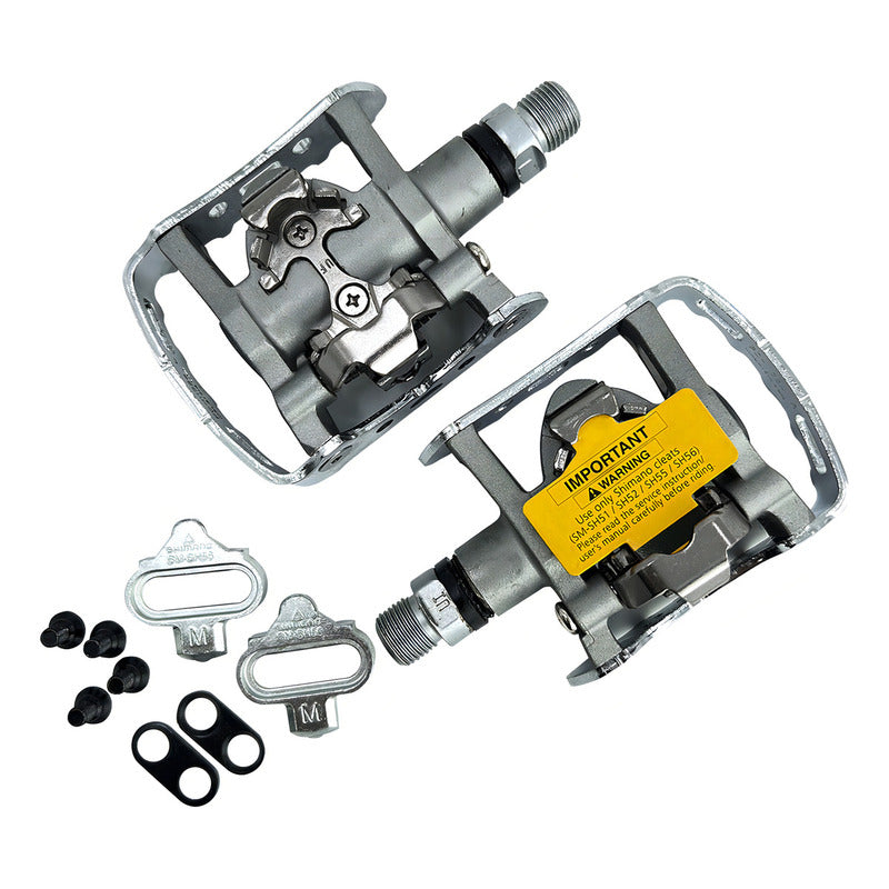 Pedal Shimano Spd M324 Trabas O Calas Automáticos Dobles Mtb