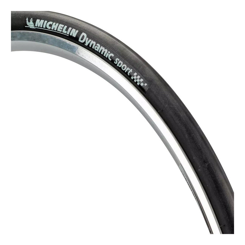 2 Llantas Bicicleta De Ruta Michelin Dynamic Sport 700x25 Negro