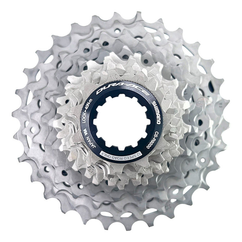 Pacha 12v Shimano R9200 Dura Ace 11-30 + Cadena M9100 Ruta 11 30 Gris