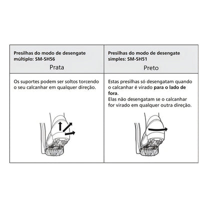 Calzado Shimano Sm-sh56 Con Pedal Click'r De Fácil Desconexión