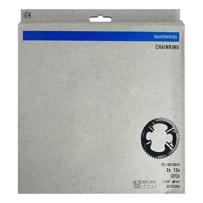 Coronilla Biplato Ruta Shimano Ultegra R8100 52t 2x12 Negro 52