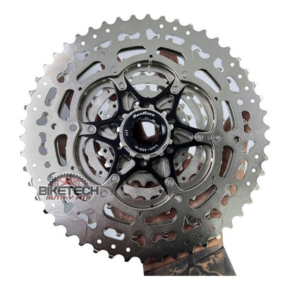 Pacha Sunrace 9v Cassette 11-50 + Extensión De Uña Gris