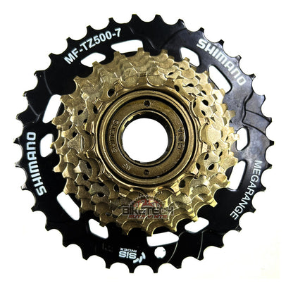 Pacha Shimano Megarange 7v 14-34 Rosca + Cadenilla Shimano 14 34 Bronce