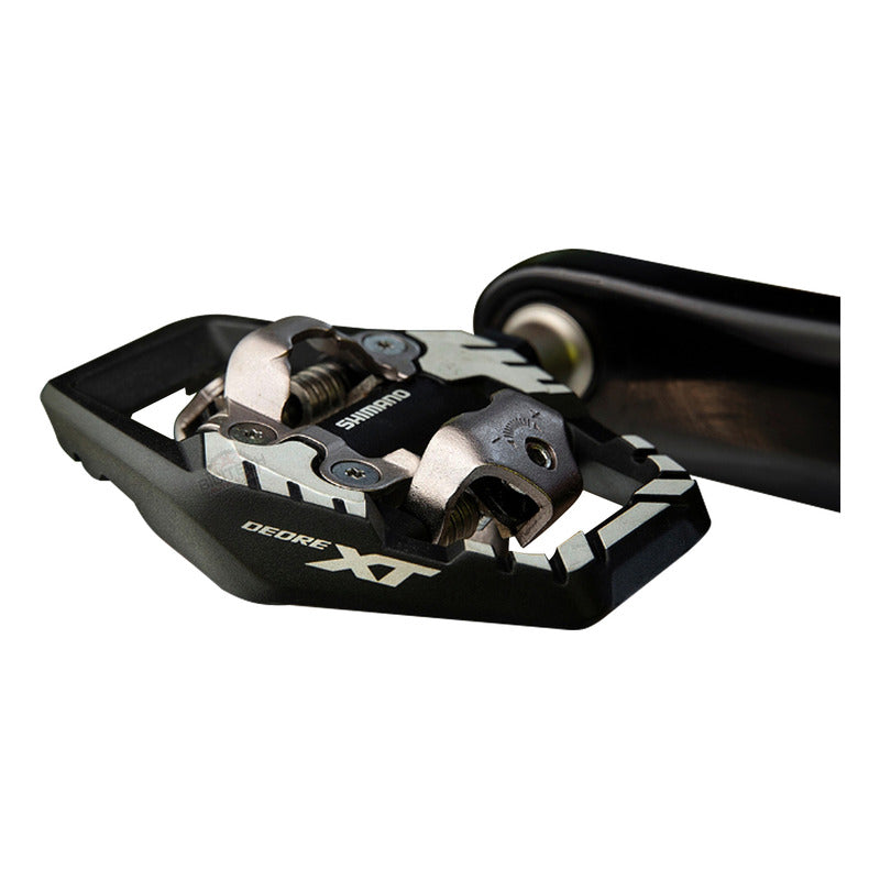 Pedales Bicicleta Mtb Enduro Shimano Deore Xt8120 Con Calas Negro