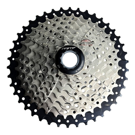 Cassette Gw 11-42 9v Pacha Para Bicicleta De Montaña Gris