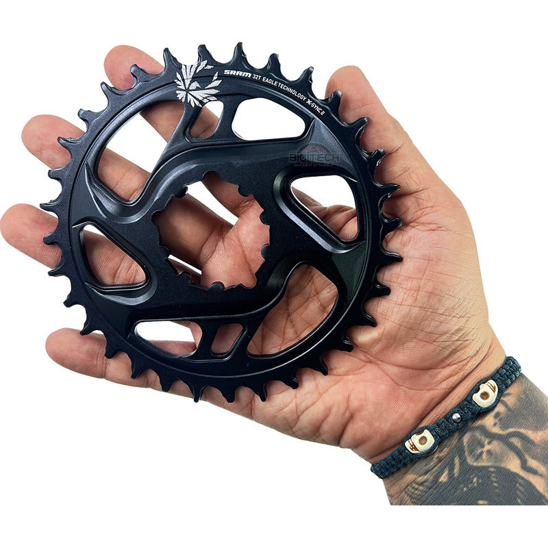 Coronilla Plato Sram Gx Eagle 12v 32t 6mm De Montaje Directo Negro