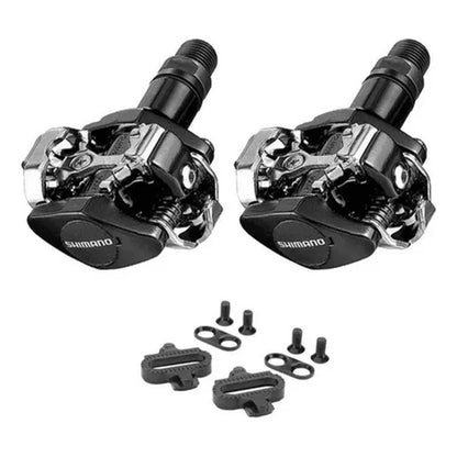 Pinza De Pedal Shimano Mtb Pd M505 L Encaixe Preto C/ Tacos Sh51