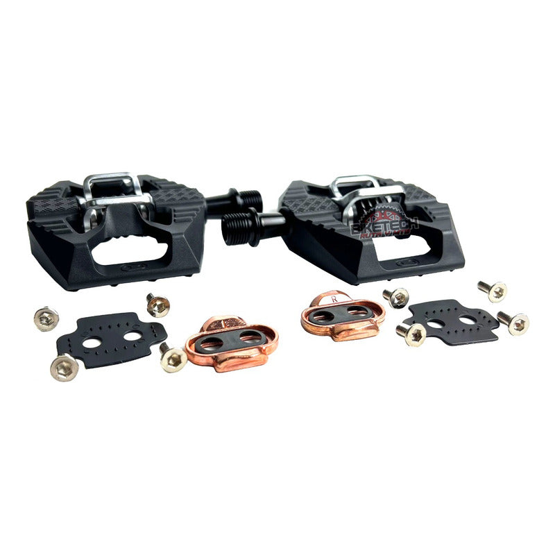 Pedales Bicicleta Crank Brothers Doble Propósito Montaña Mtb Negro