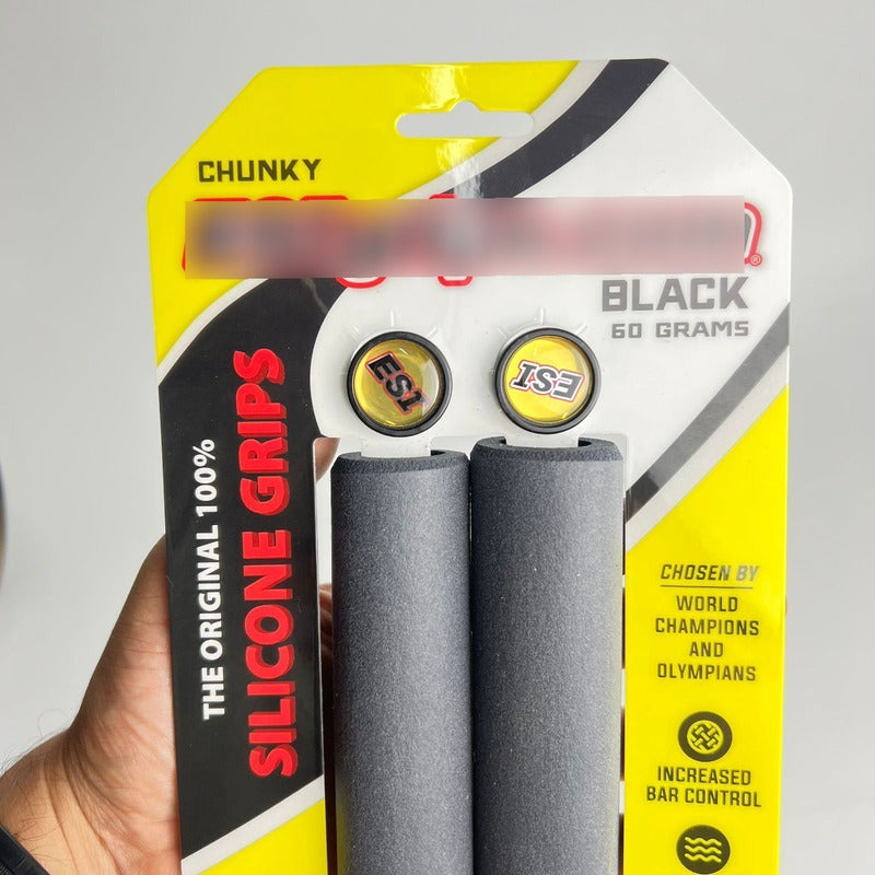 Mango De Bicicleta Esi Grips Chunky Negros Originales Mtb