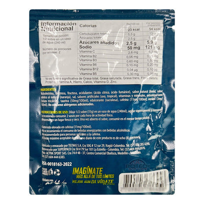 Caramañola Zefal Arctica 550ml + 2 Bebidas Elite Hidratante