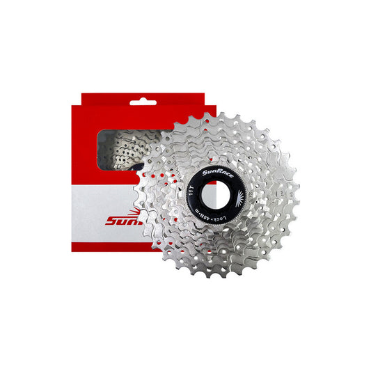 Pacha Cassette Sunrace Ruta 10v 11/32 Cantidad Máxima De Dientes 32 Cantidad Mínima De Dientes 11 Color Plateado